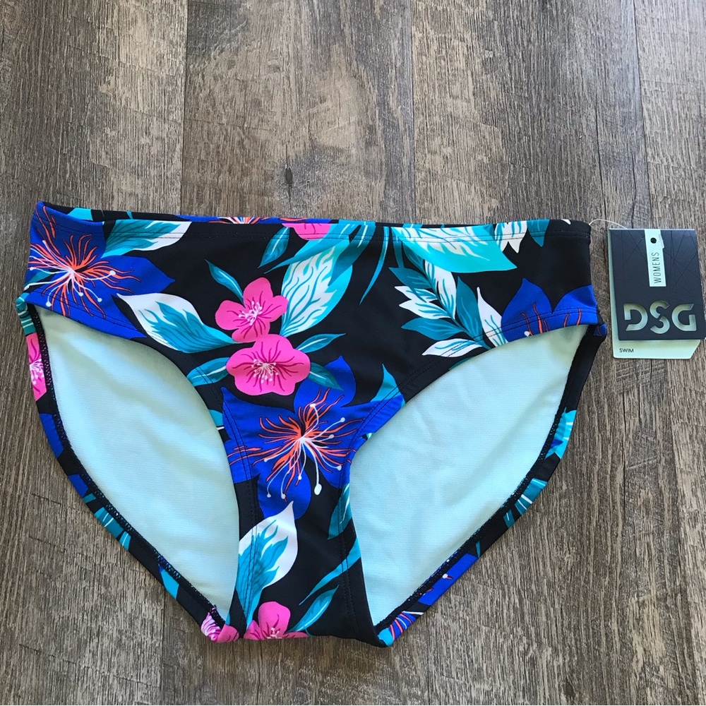 DSG Amelia Bikini Bottom Tropic Floral Jogger NEW Size Small